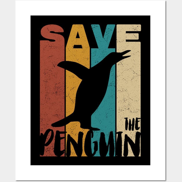 Save The Pinguin Wall Art by Promen Shirts